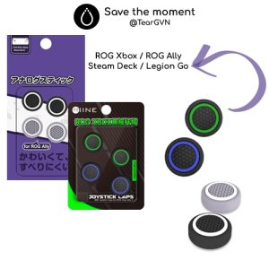 Bọc Analog chống mài mòn IINE cho ROG Xbox Ally / ROG Ally / Steam Deck / Lenovo Legion Go / MSI Claw - Vỉ 2 cặp