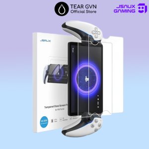 Kính cường lực bảo vệ và chống lóa JSAUX cho PS Portal - Playstation Portal - Hộp 2 miếng
