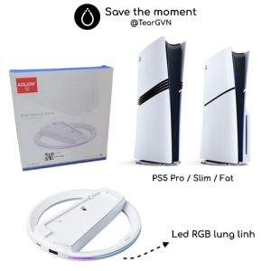 Chân đế đứng Led RGB AOLION cho máy PS5 Pro / PS5 Slim / PS5 FAT