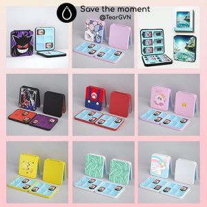Hộp đựng thẻ Game nam châm Akitomo chứa 12 thẻ Game và thẻ nhớ cho Nintendo Switch